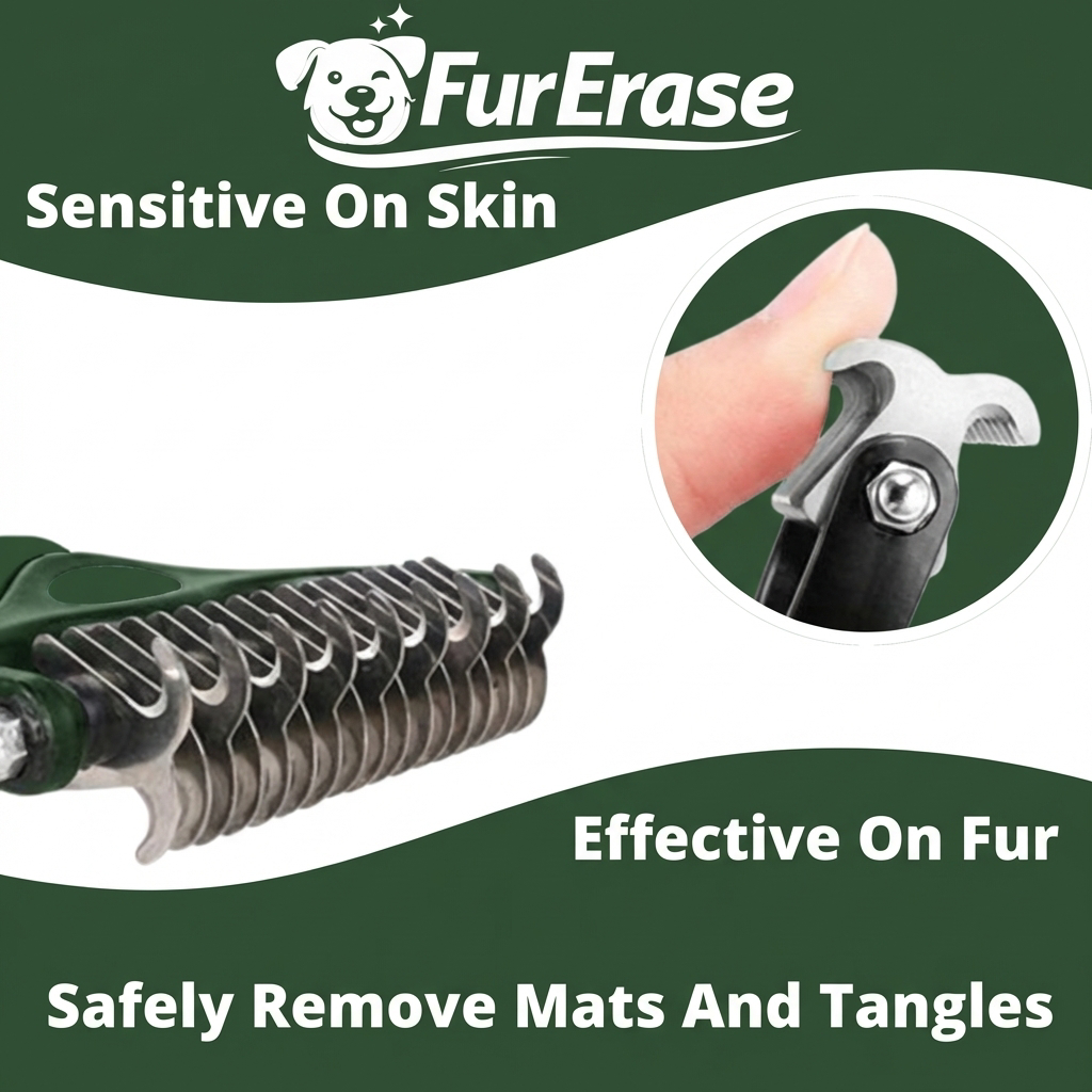 FurEraser Dual Sided Undercoat Rake